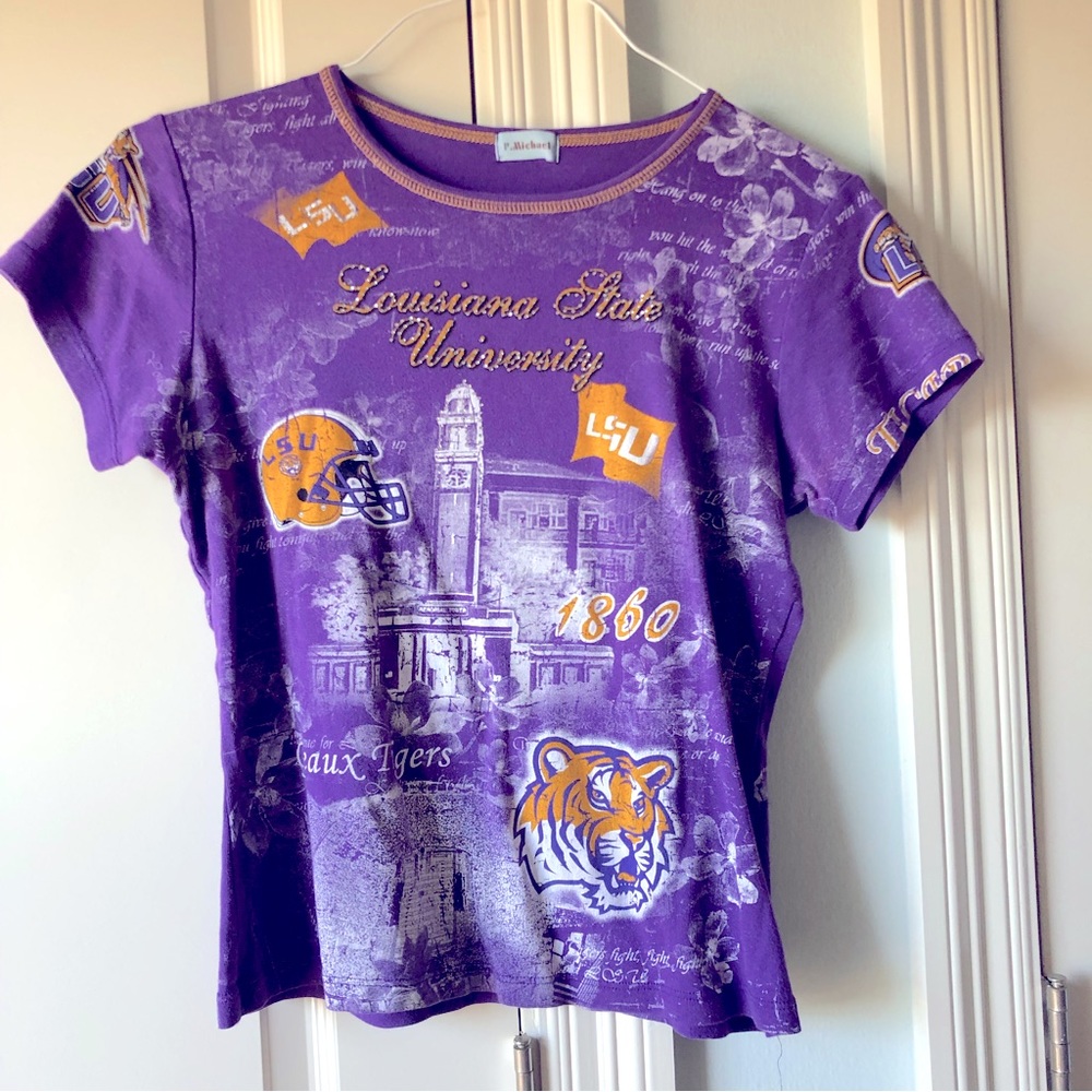 Vintage LSU Baby Tee